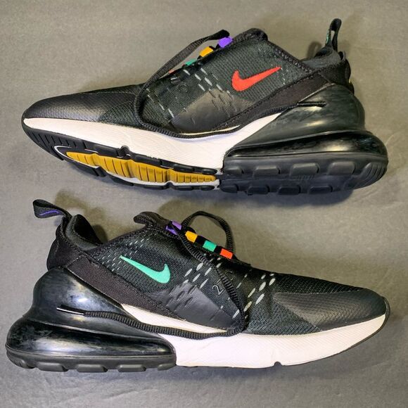 Nike Womens Air Max 270 Mult-Color Sneakers Size 8.5 Women's or Men's 7 - Picture 4 of 9